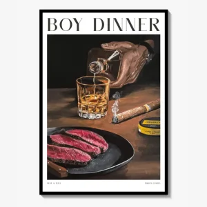 "Boy Dinner" Print - Prissänkt