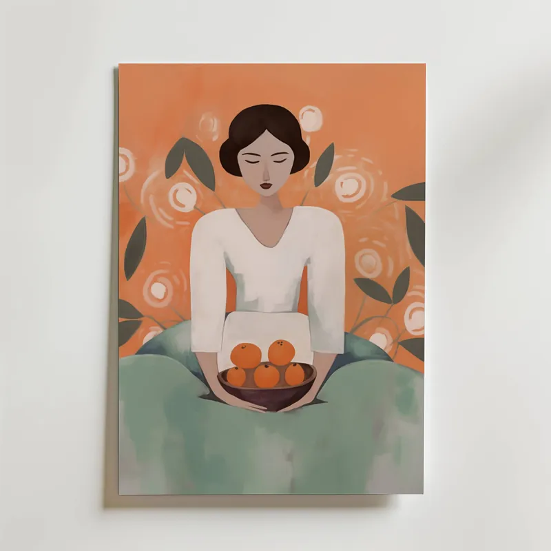 Woman with Oranges Poster | Nedsatt pris