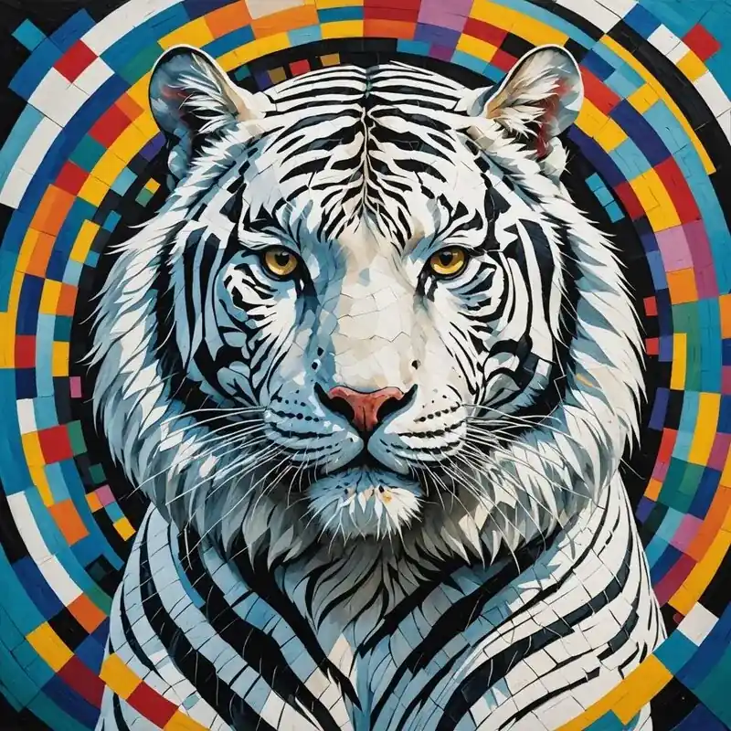 White tiger av Harri Ylikomi | Fyndpris