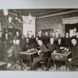 Vykort - Internationella schackturneringen i Stockholm 1906 - Nytt i webbutiken